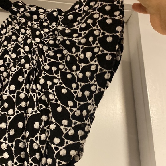 Black and White Ann Taylor Loft midi dress - Picture 5 of 7